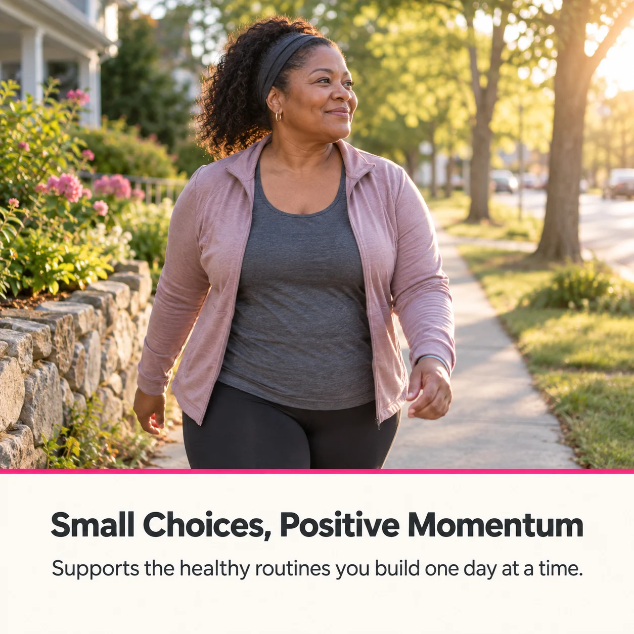 Small choices, positive momentum